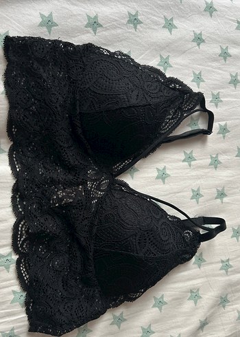 Siyah Dantel bralet 75 b