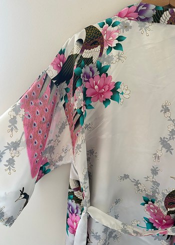 l Beden Bohem Uzun Desenli Kadın Kimono