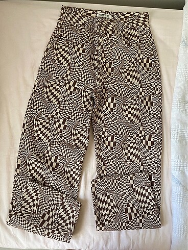 Pull and Bear Damalı pantolon