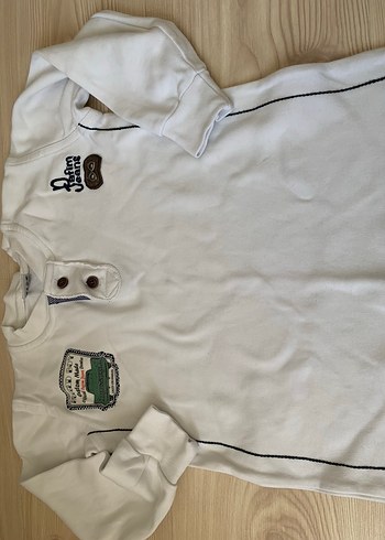 Renkli Baskılı Bebek Uzun Kollu tişört - Görsel 8