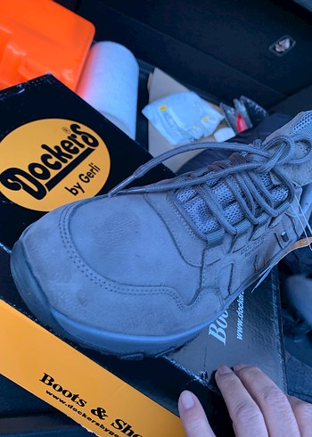 Dockers Gri Outdoor Erkek Ayakkabı - Görsel 3