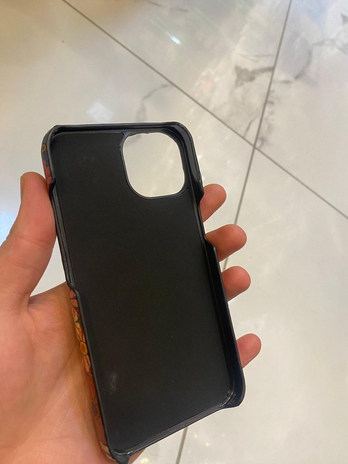 Çiçek Desenli Bohem Kılıf, Tokalı Iphone 13-14 - Görsel 2
