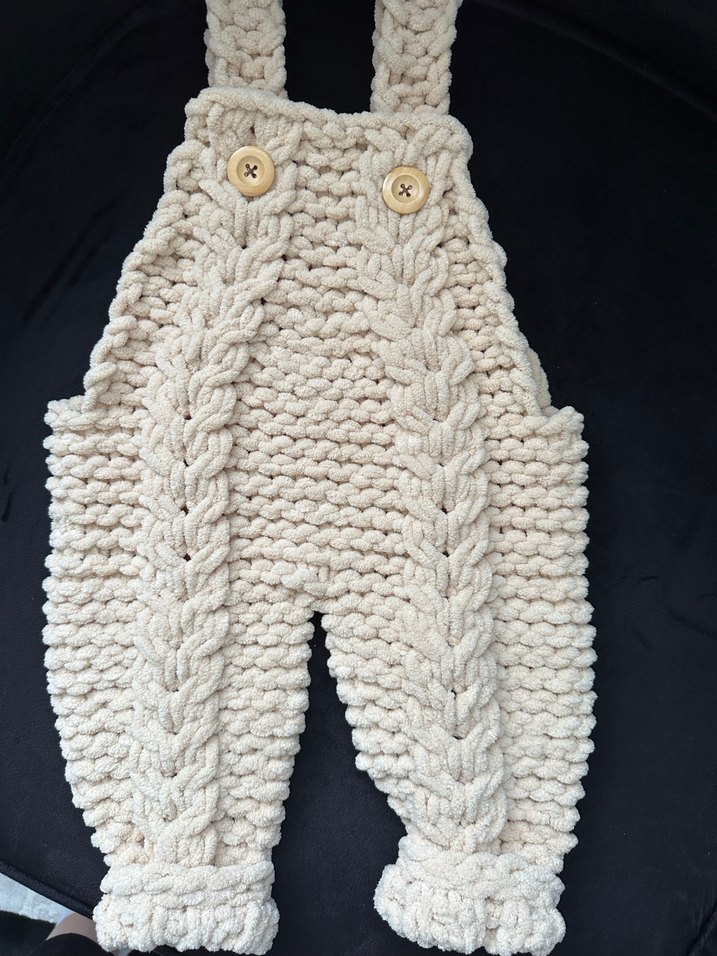 Örgü Bebek Tulum, Mini, - Görsel 2