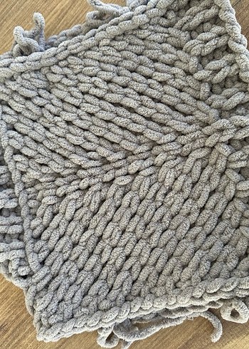 Lila Örgü Çocuk Süveter - Görsel 3