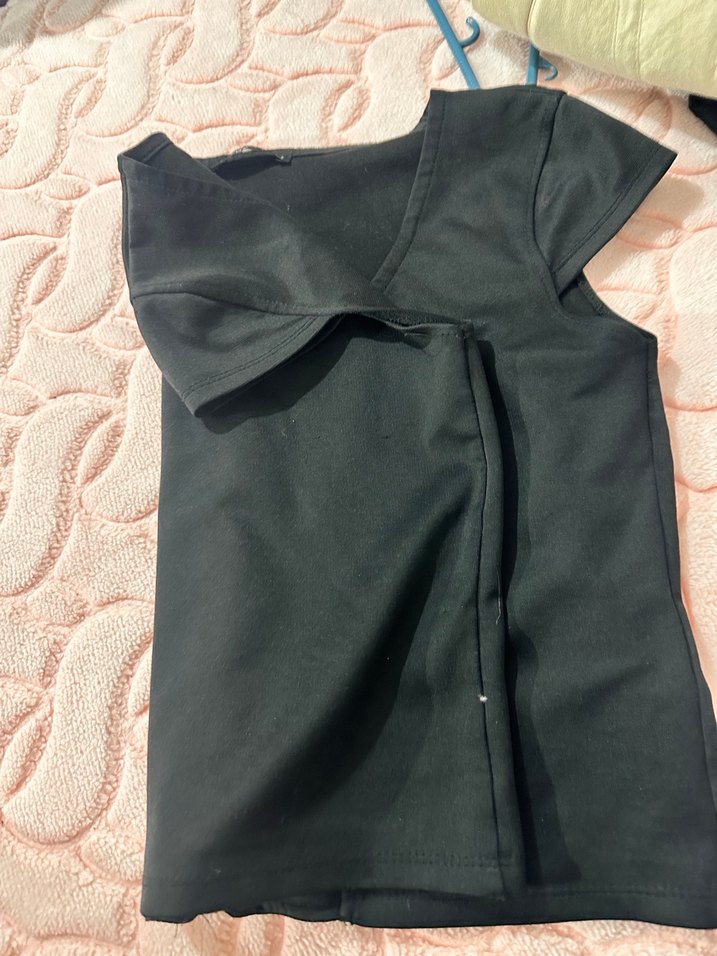 Parlak Siyah Hemşire Korsesi Midi Boy - Görsel 3