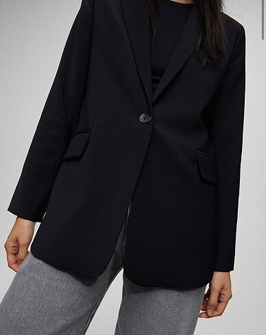 m Beden PULL&BEAR blazer siyah