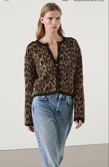 m Beden kahverengi Renk Massimo dutti leopar ceket