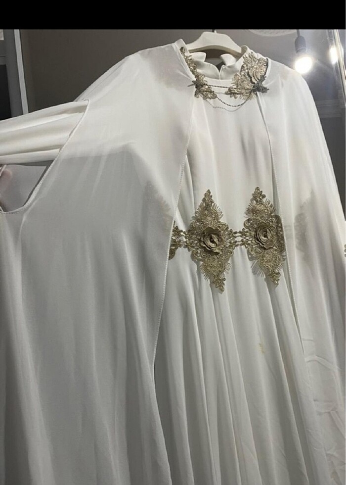 Beyaz abiye - Görsel 4