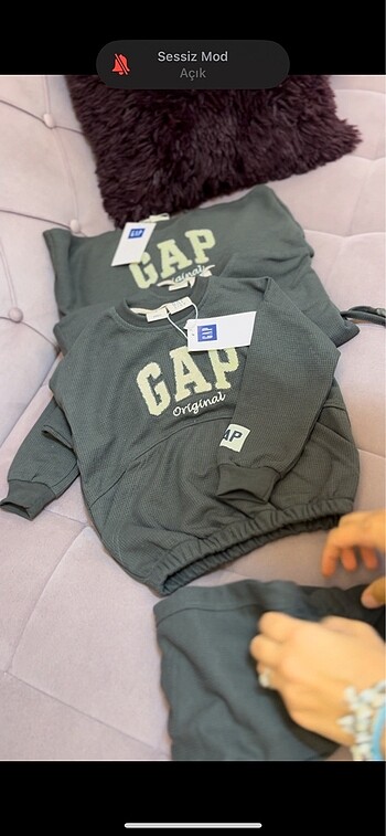 Gap Gap waffle kumaş takım