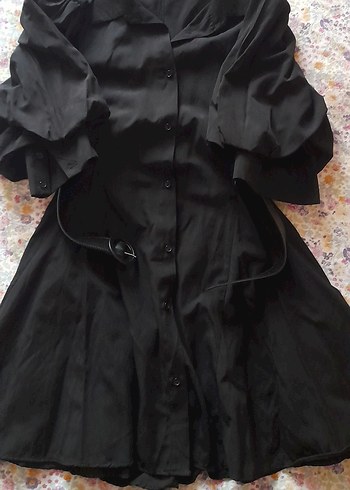 Siyah Gotik Mini Kadın Elbise - Görsel 2