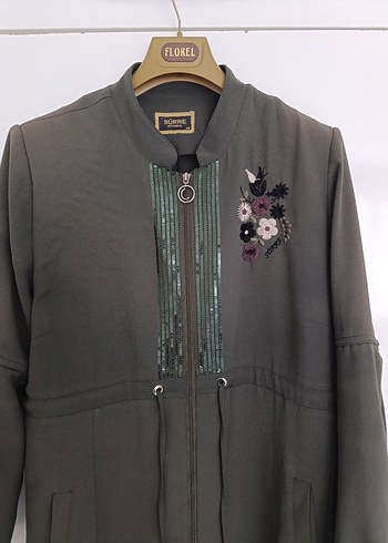 Kadın kap ferace tunik pardesü - Görsel 2