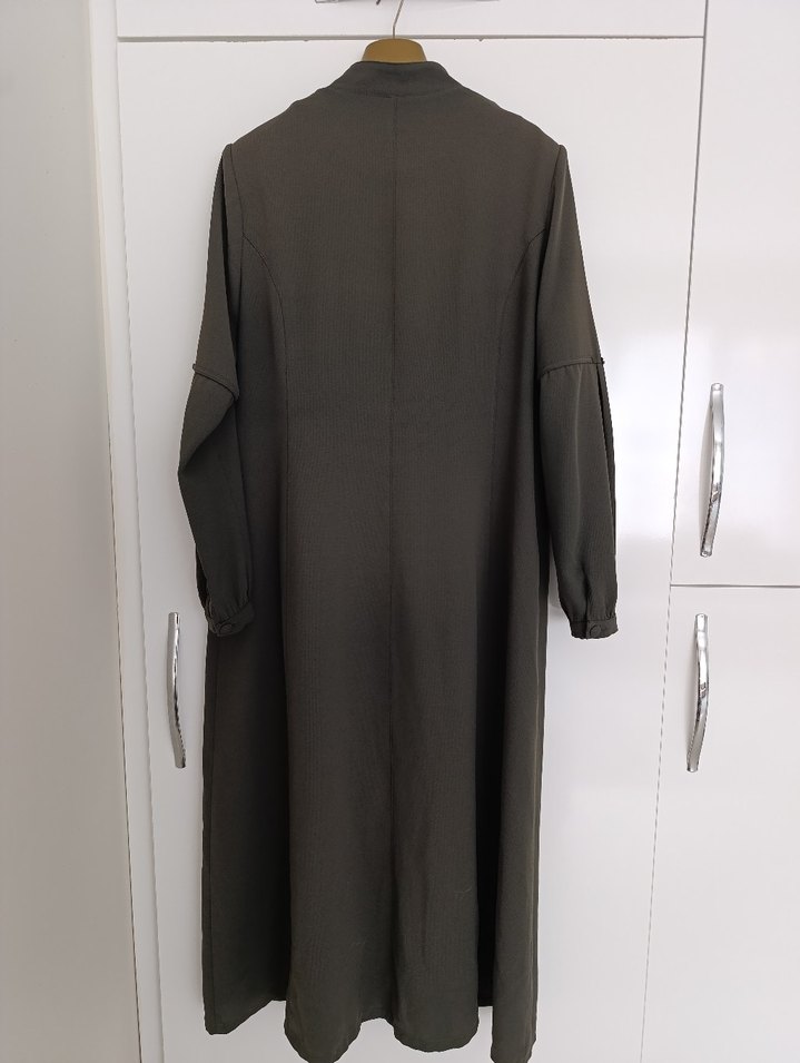 Kadın kap ferace tunik pardesü - Görsel 5