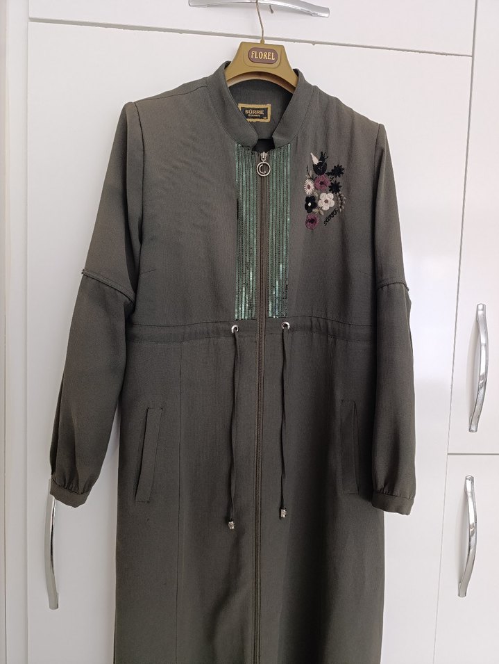 Kadın kap ferace tunik pardesü - Görsel 4