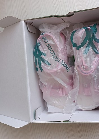 United Colors of Benetton Pembe Kız Çocuk Sandalet - Görsel 5