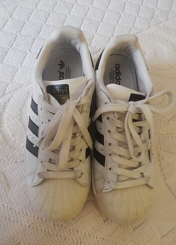 37 Beden Adidas Superstar orjinal ayakkabı