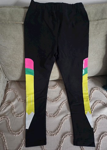 Panco Kız Çocuk Renk Bloklu Tayt - Görsel 4