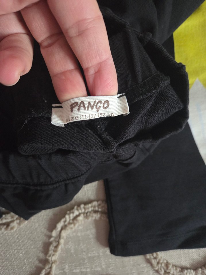 Panco Kız Çocuk Renk Bloklu Tayt - Görsel 2