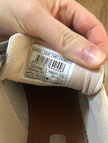 39 Beden beyaz Renk Nine West kadın spor ayakkabı