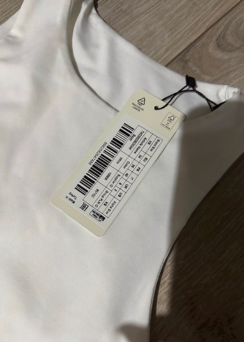 Trendyol & Milla Beyaz Pamuklu Kadın Kolsuz body