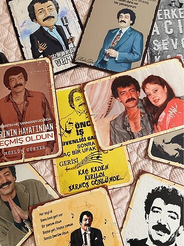 Beden MÜSLÜM GÜRSES TEMALI AHŞAP DUVAR TABLOSU