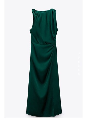 xs Beden zara saten elbise
