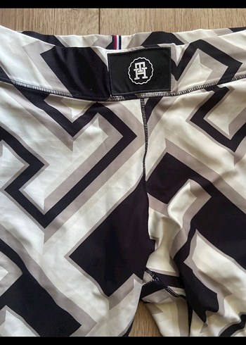 Tommy tayt Gri Desenli Kadın Spor Tayt - Görsel 2