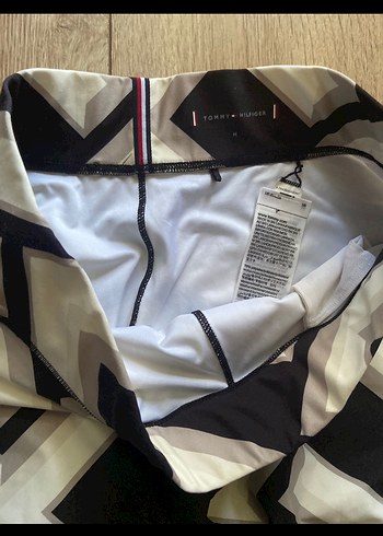 Tommy tayt Gri Desenli Kadın Spor Tayt - Görsel 3