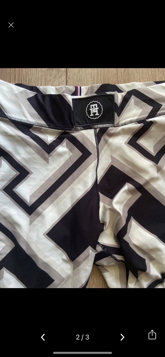 Tommy tayt Gri Desenli Kadın Spor Tayt - Görsel 2