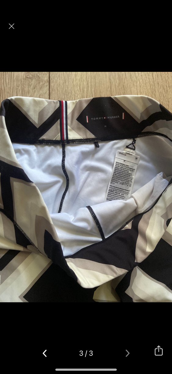 Tommy tayt Gri Desenli Kadın Spor Tayt - Görsel 3