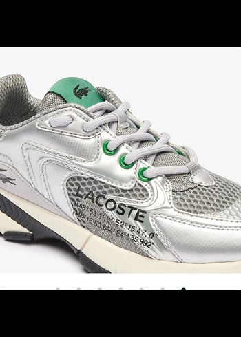 Lacoste Yılan Desenli Gri Erkek Spor Ayakkabı - Görsel 2