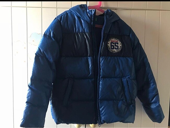 BENETTON Lacivert Kaztüyü Mont &Kaban 10 yaş