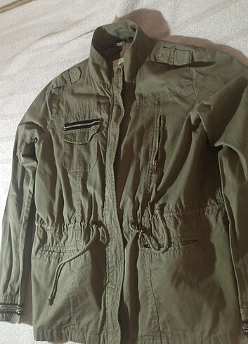 Haki Pilot Mevsimlik Ceket Vintage