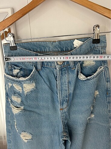 32 Beden mavi Renk Kot pantolon jean