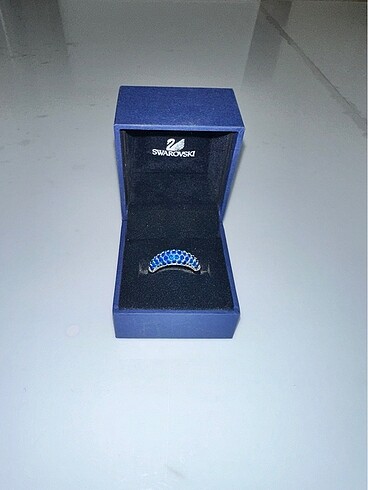 Beden mavi Renk Swarovski Yüzük