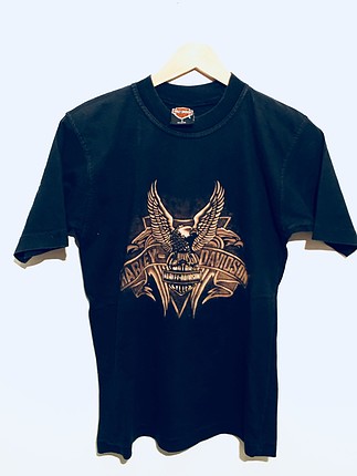 Harley Davidson- orjinal vintage motorcu t-shirt-Amerikadan 
