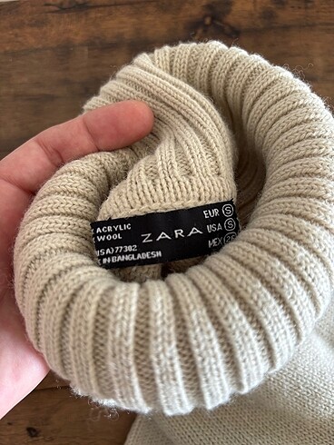 Zara bej boğazlı kazak