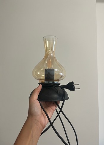 Siyah Elektrikli Masa Lambası