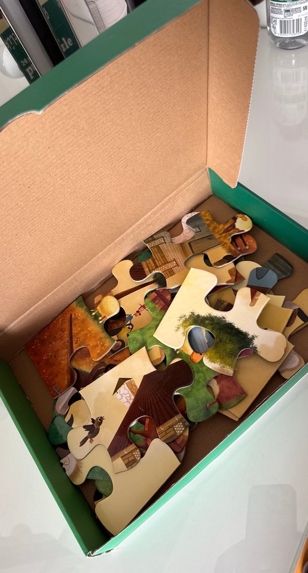 Çiftlikte 24 Parça Çocuk Yapbozu - Görsel 2