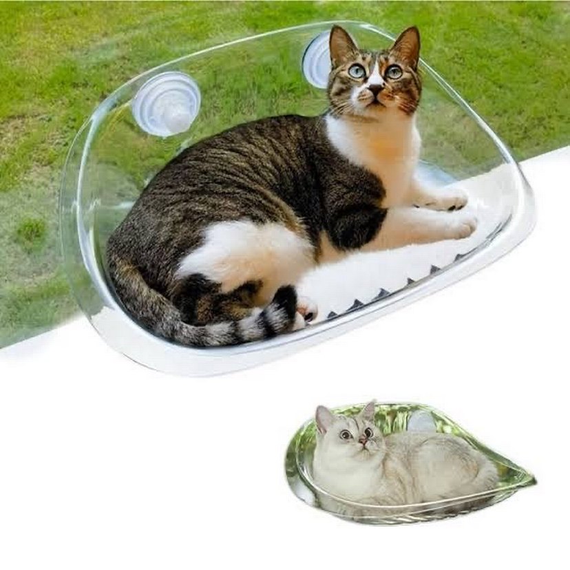 Vakumlu Kedi Penceresi Yatağı Gri - Görsel 3