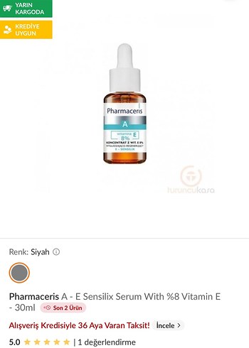 Pharmaceris A-E Sensilix Serum %8 Vitamin E 30ml