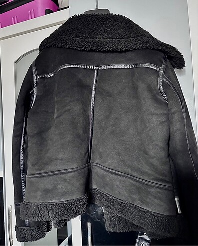 xl Beden Zara Çift Yüzlü Süet Mont