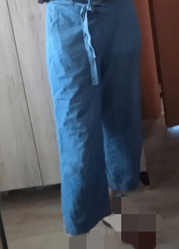 Diğer Kot yazlık geniş pantolon