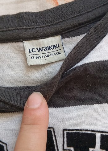 Gri Çizgili Erkek Çocuk Sweatshirt - Görsel 3