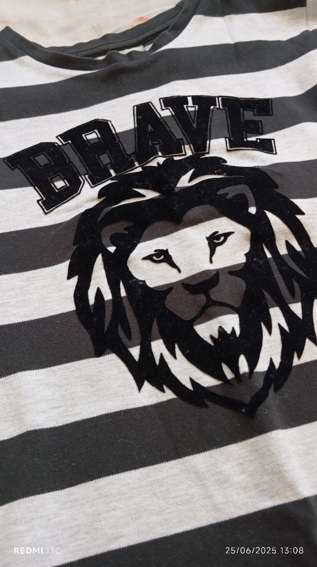 Gri Çizgili Erkek Çocuk Sweatshirt - Görsel 2