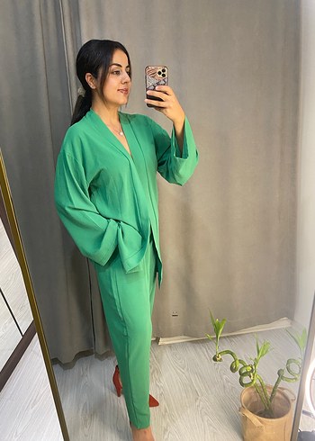 Uzun Kollu Yeşil ikili takım - Görsel 4