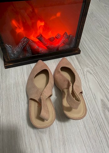 Pudra rengi Stiletto Kadın Topuklu Ayakkabı - Görsel 5