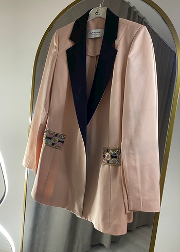 Uzun yavruağzı Kadın Blazer Ceket - Görsel 9