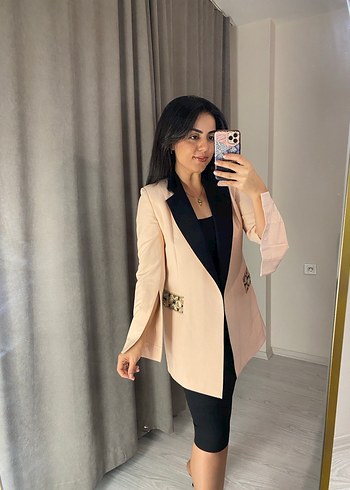 Uzun yavruağzı Kadın Blazer Ceket - Görsel 7