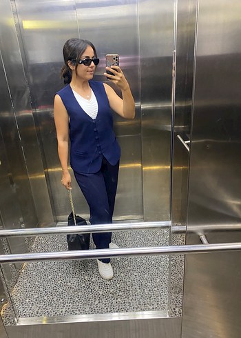 Kadın Yelek ve Pantolon ikili Takımı