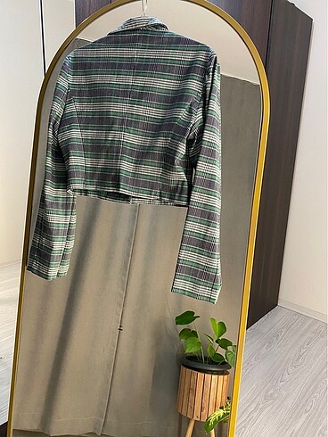 ADİL IŞIK Marka crop Blazer Ceket - Görsel 8